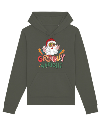 retro de Craciun - Groovy and bright Khaki