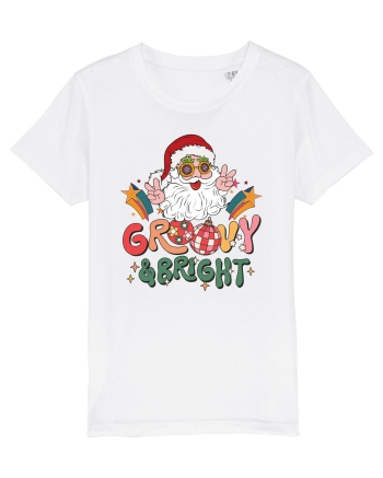 retro de Craciun - Groovy and bright White