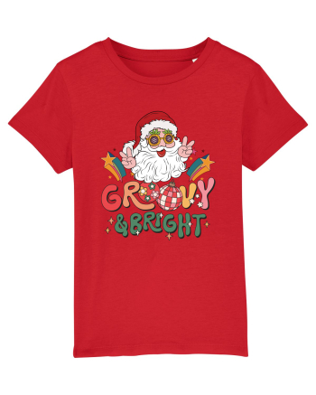 retro de Craciun - Groovy and bright Red