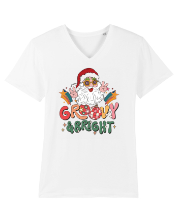retro de Craciun - Groovy and bright White