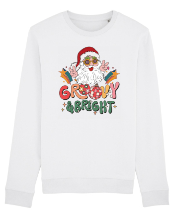 retro de Craciun - Groovy and bright White