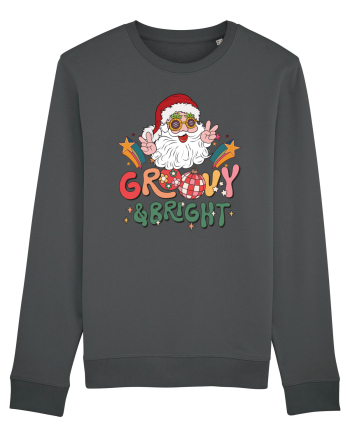 retro de Craciun - Groovy and bright Anthracite