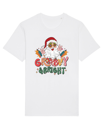 retro de Craciun - Groovy and bright White