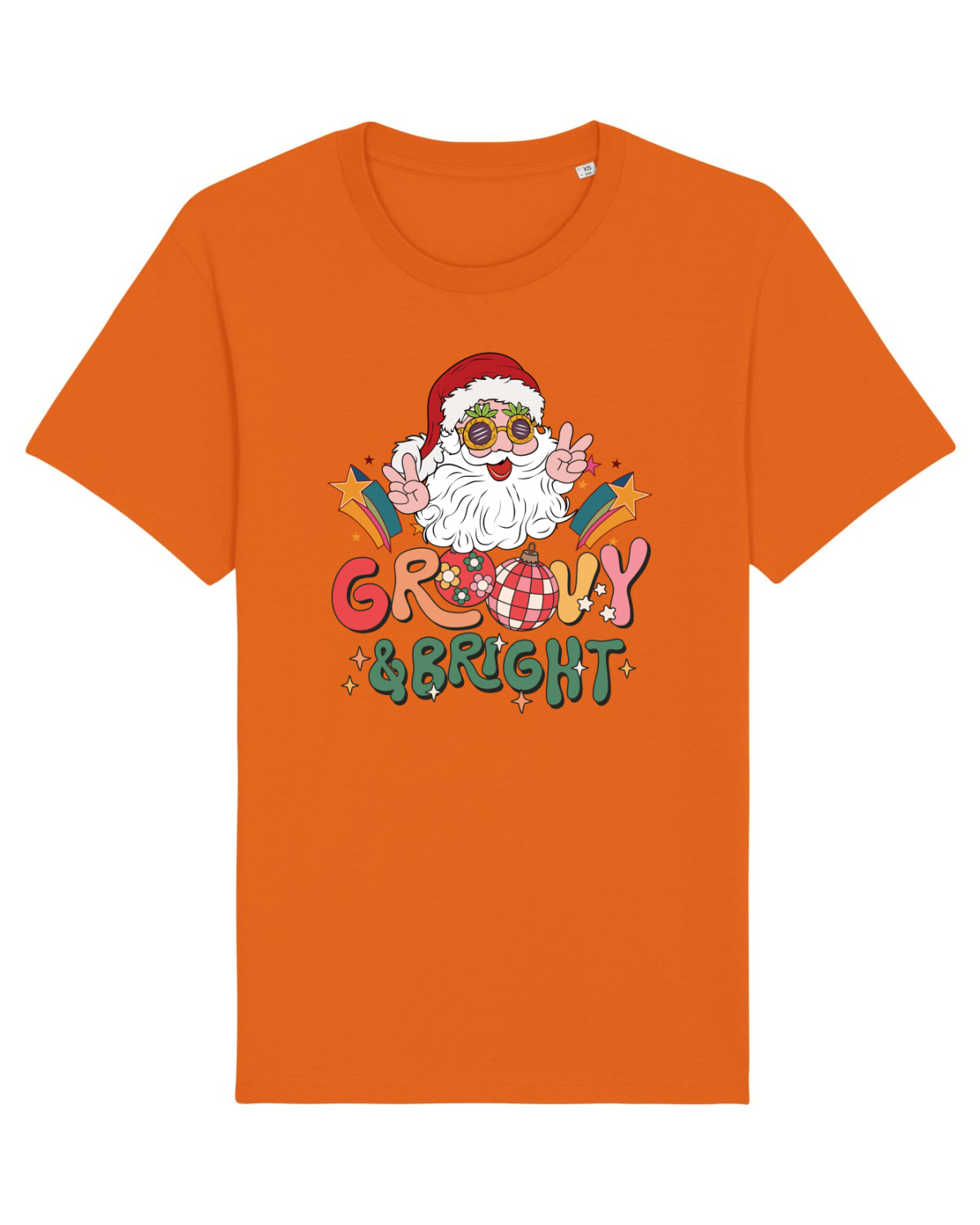 Tricou mânecă scurtă Unisex Rocker Bright Orange