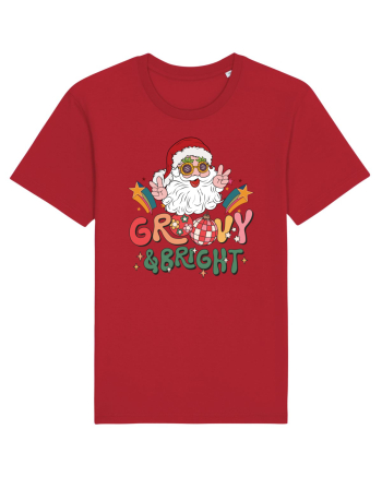 retro de Craciun - Groovy and bright Red