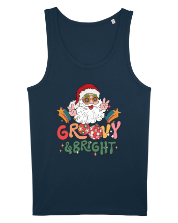 retro de Craciun - Groovy and bright Navy