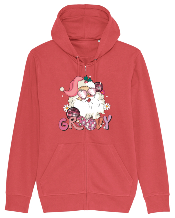 retro de Craciun - Groovy Disco Santa Carmine Red