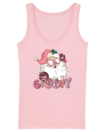 retro de Craciun - Groovy Disco Santa Cotton Pink