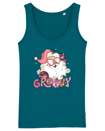 retro de Craciun - Groovy Disco Santa Ocean Depth