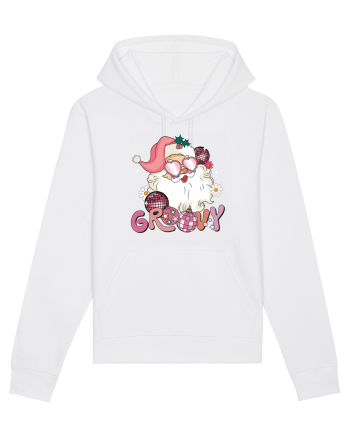 retro de Craciun - Groovy Disco Santa White