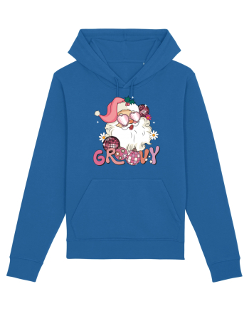 retro de Craciun - Groovy Disco Santa Royal Blue