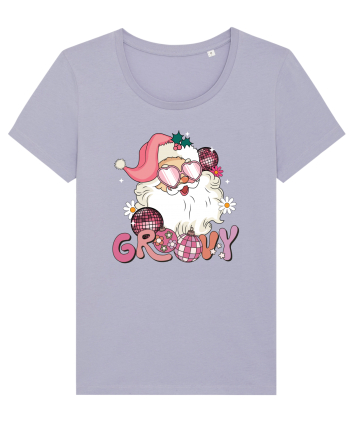 retro de Craciun - Groovy Disco Santa Lavender