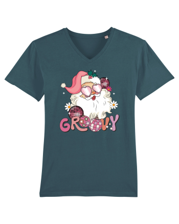 retro de Craciun - Groovy Disco Santa Stargazer