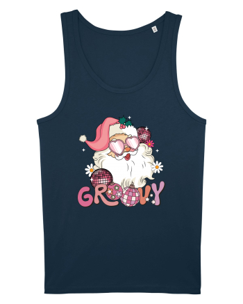 retro de Craciun - Groovy Disco Santa Navy