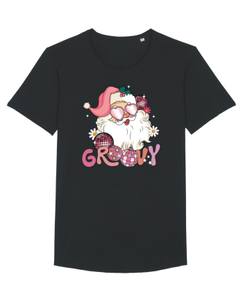 retro de Craciun - Groovy Disco Santa Black