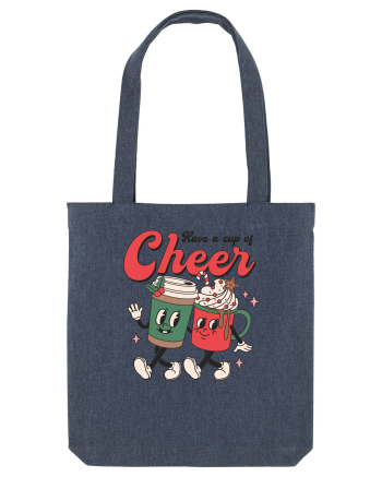 retro de Craciun - Have a cup of cheer Midnight Blue