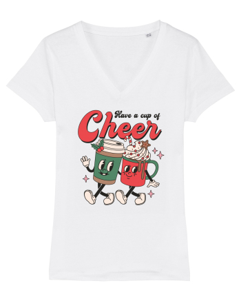 retro de Craciun - Have a cup of cheer White