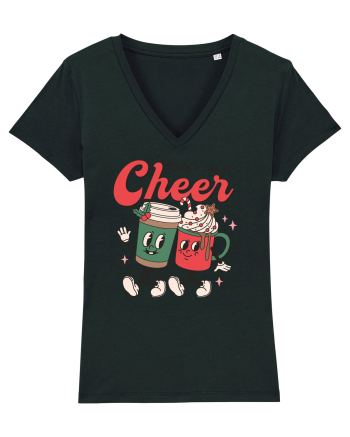 retro de Craciun - Have a cup of cheer Black
