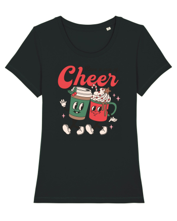 retro de Craciun - Have a cup of cheer Black