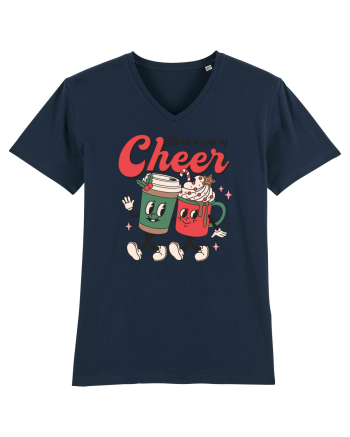 retro de Craciun - Have a cup of cheer French Navy