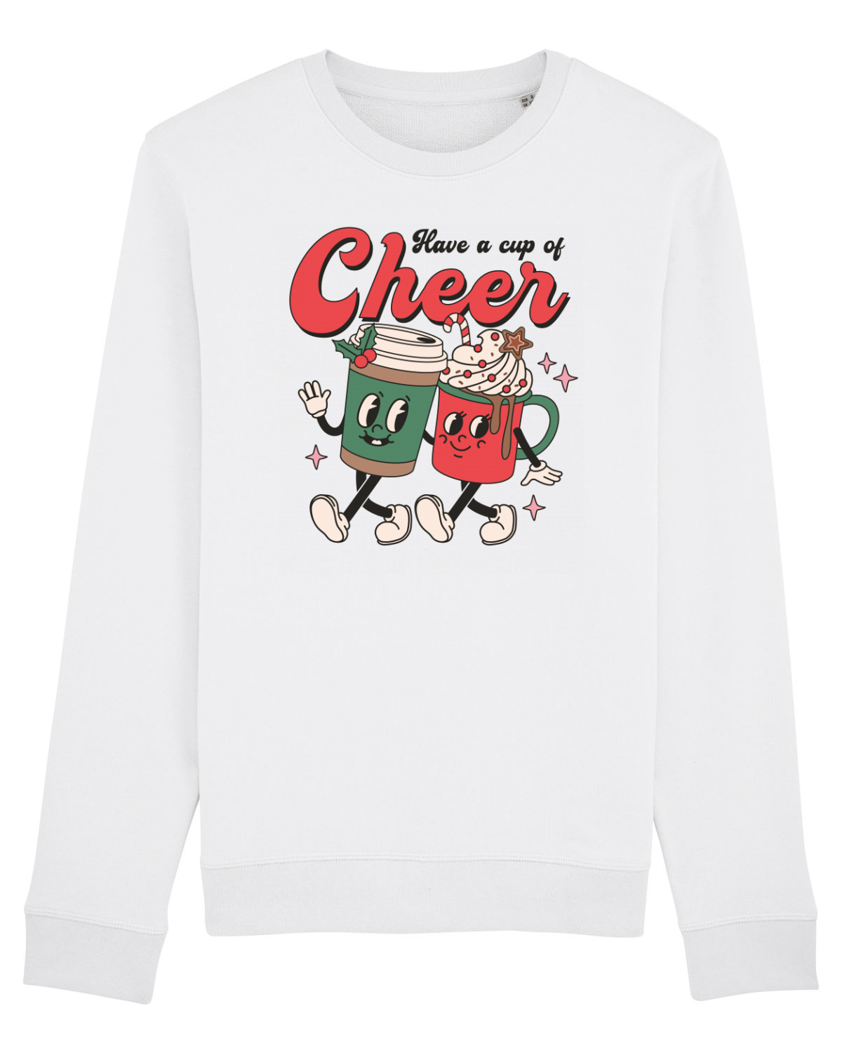 Bluză mânecă lungă Unisex Rise White