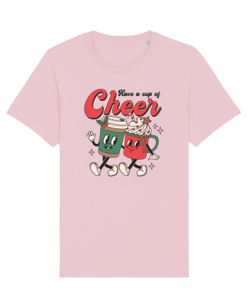 retro de Craciun - Have a cup of cheer Cotton Pink
