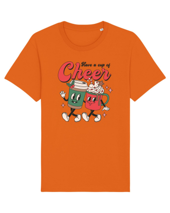 retro de Craciun - Have a cup of cheer Bright Orange