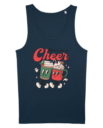 retro de Craciun - Have a cup of cheer Navy