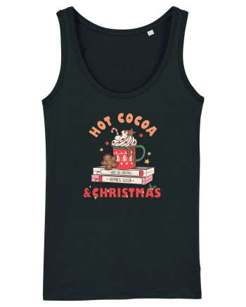 retro de Craciun - Hot cocoa and christmas movies Black