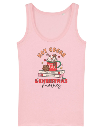 retro de Craciun - Hot cocoa and christmas movies Cotton Pink