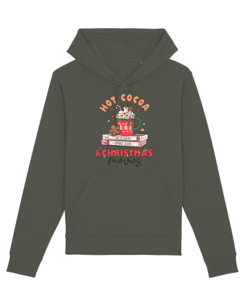retro de Craciun - Hot cocoa and christmas movies Khaki
