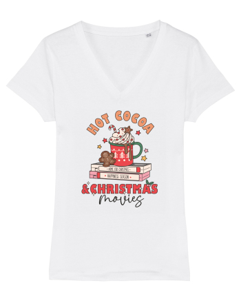 retro de Craciun - Hot cocoa and christmas movies White