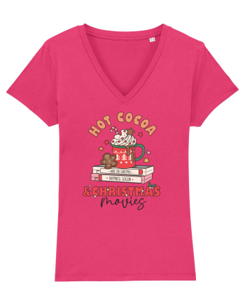 retro de Craciun - Hot cocoa and christmas movies Raspberry