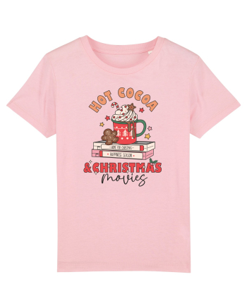 retro de Craciun - Hot cocoa and christmas movies Cotton Pink