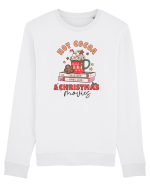 retro de Craciun - Hot cocoa and christmas movies Bluză mânecă lungă Unisex Rise