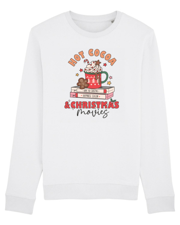 retro de Craciun - Hot cocoa and christmas movies White