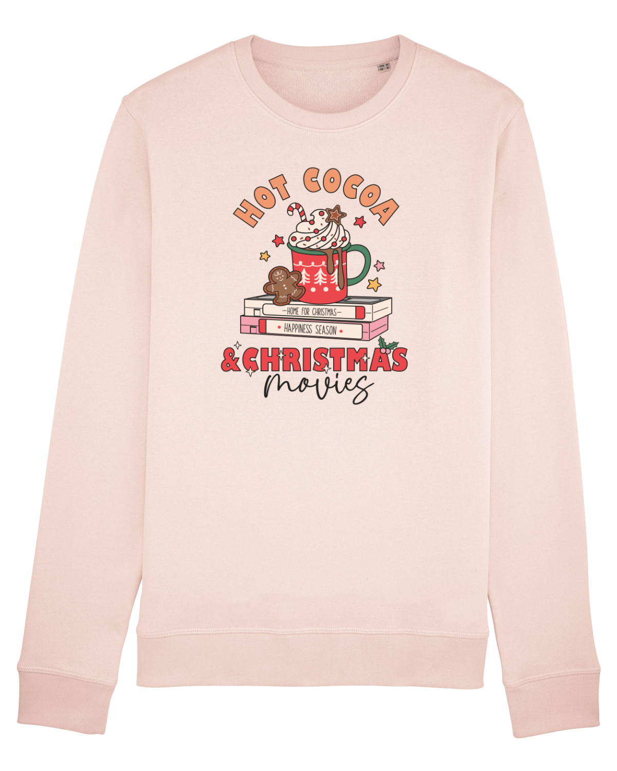 Bluză mânecă lungă Unisex Rise Candy Pink