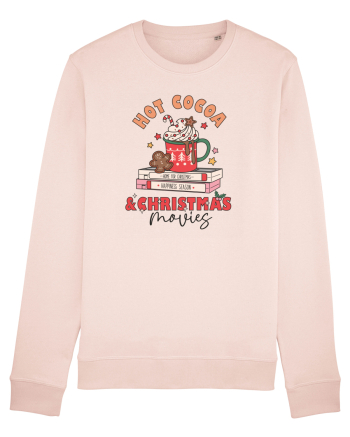 retro de Craciun - Hot cocoa and christmas movies Candy Pink