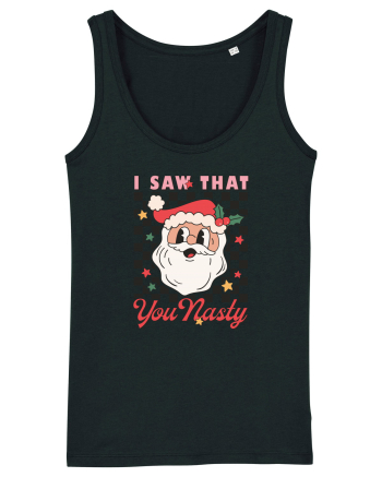retro de Craciun - I saw that you nasty Black