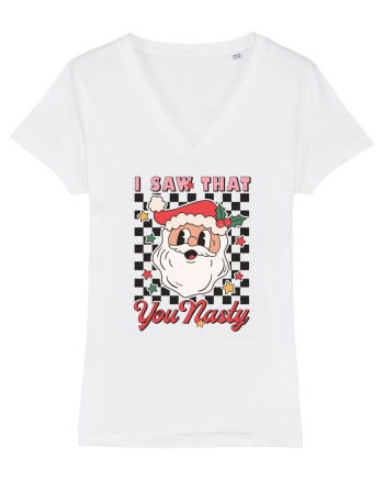 retro de Craciun - I saw that you nasty White