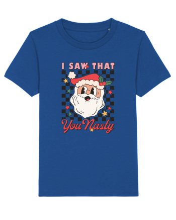 retro de Craciun - I saw that you nasty Majorelle Blue