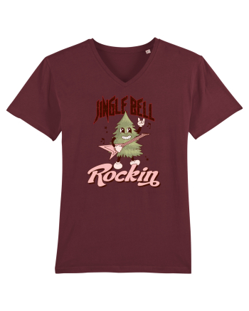 retro de Craciun - Jingle bell rocking Burgundy
