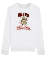retro de Craciun - Jingle bell rocking Bluză mânecă lungă Unisex Rise