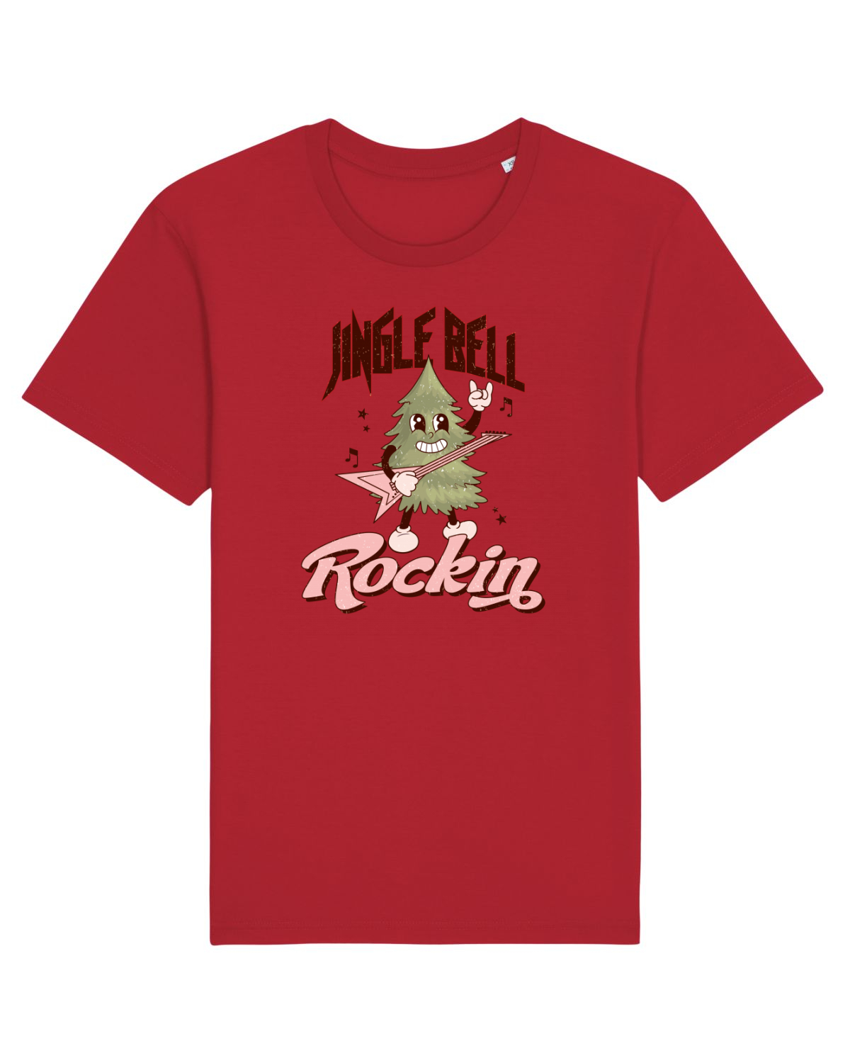 Tricou mânecă scurtă Unisex Rocker Red