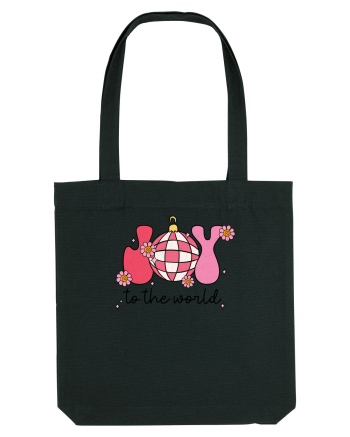 retro de Craciun - Joy to the world Black