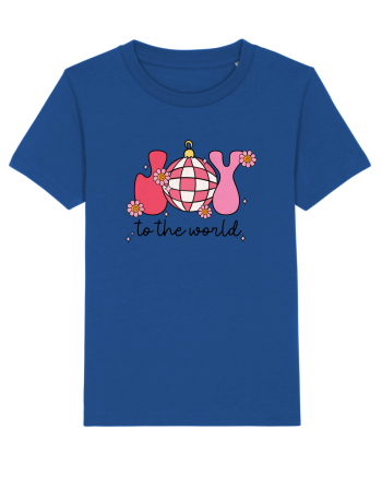 retro de Craciun - Joy to the world Majorelle Blue
