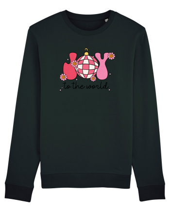 retro de Craciun - Joy to the world Black