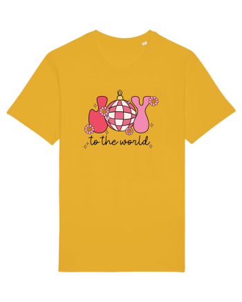 retro de Craciun - Joy to the world Spectra Yellow