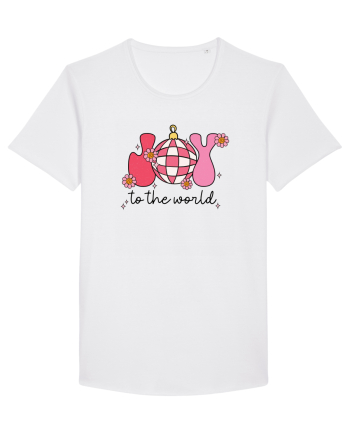 retro de Craciun - Joy to the world White
