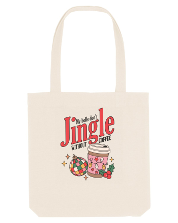 retro de Craciun - My bells do not jingle without coffee Natural